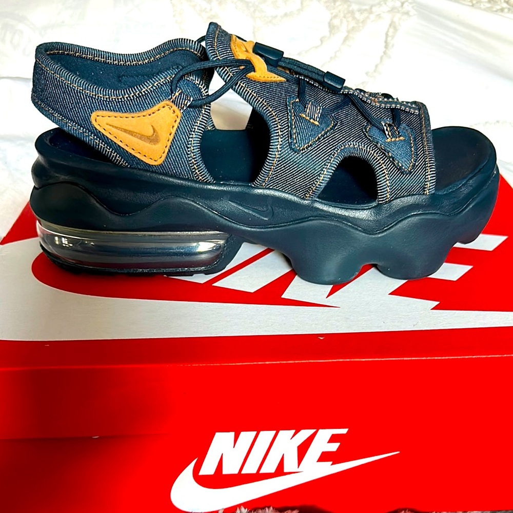 🔥NIKE AIR MAX KOKO SANDAL DENIM🔥RARE COLOR✨SZ 9✨BRAND NEW‼️SOLD OUT IN US❤️‍🔥